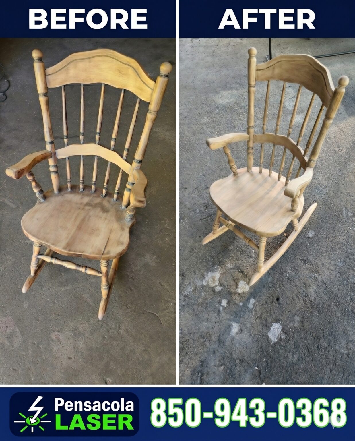Rocking Chair Before and After